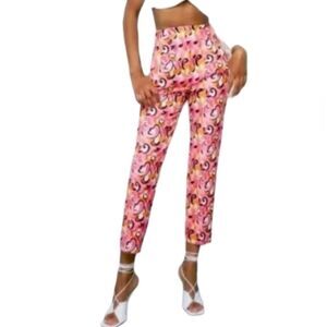 NWOT Zara Paisley and Floral 70s Style Pants. XS